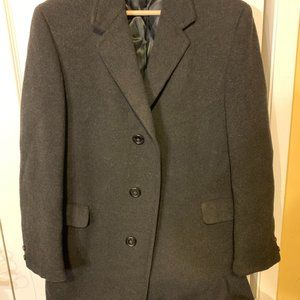 Vintage Hart Schaffner &‎ Marx Gold Trumpeter Wool Coat
